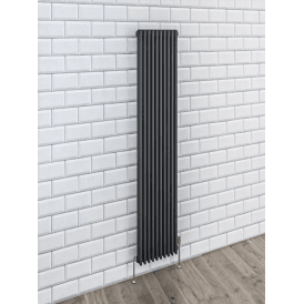 Eastbrook Rivassa 2 Column Radiator 1800mm x 293mm Matt Anthracite   81.0018
