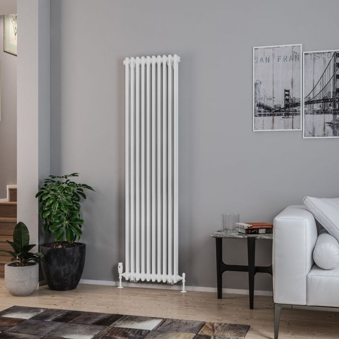 Eastbrook  Rivassa 2 Column Radiator 1800mm x 473mm White   81.0004
