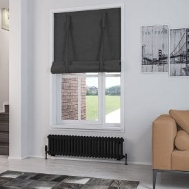 Eastbrook Rivassa 2 Column Radiator 300mm x 1148mm Matt Black   81.0208