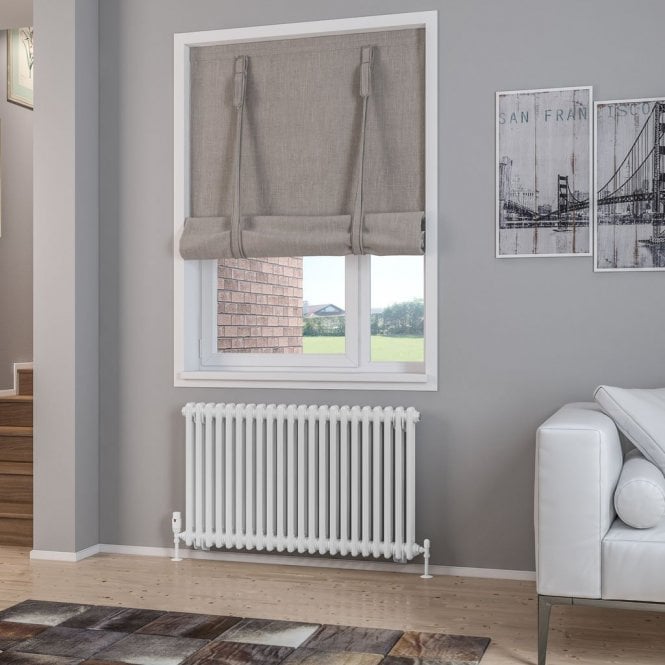 Eastbrook  Rivassa 2 Column Radiator 600mm x 1010mm White   81.0077