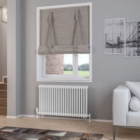 Eastbrook Rivassa 2 Column Radiator 600mm x 1010mm White   81.0077