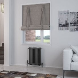 Eastbrook Rivassa 2 Column Radiator 600mm x 473mm Matt Anthracite   81.0047