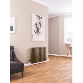 Eastbrook Rivassa 2 Column Radiator 600mm x 608mm Bronze Effect   81.0108