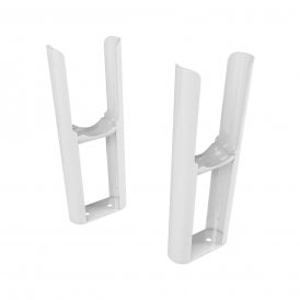 Eastbrook Rivassa 2 Column Radiator Feet (Pair) White   81.0034