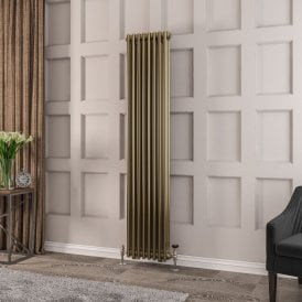 Eastbrook Rivassa 3 Column Radiator 1800mm x 383mm Bronze Effect   81.0120