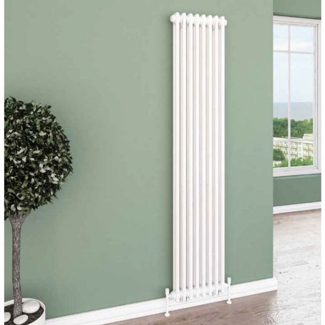 Eastbrook  Rivassa 3 Column Radiator 1800mm x 383mm White   81.0011