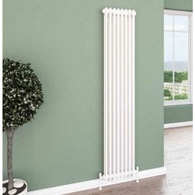 Eastbrook Rivassa 3 Column Radiator 1800mm x 383mm White   81.0011