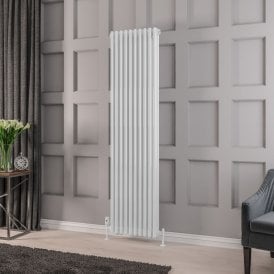 Eastbrook Rivassa 3 Column Radiator 1800mm x 473mm White   81.0012