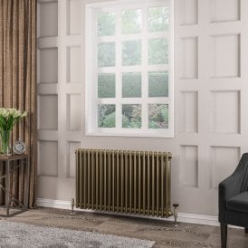 Eastbrook Rivassa 3 Column Radiator 600mm x 1010mm Bronze Effect   81.0117