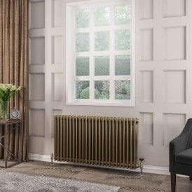 Eastbrook Rivassa 3 Column Radiator 600mm x 1148mm Bronze Effect   81.0118