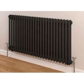 Eastbrook Rivassa 3 Column Radiator 600mm x 1460mm Matt Anthracite   81.0093