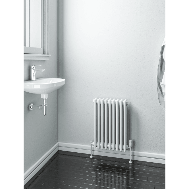 Eastbrook  Rivassa 3 Column Radiator 600mm x 428mm White   81.0042