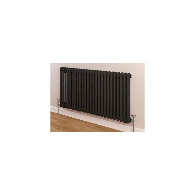 Eastbrook  Rivassa 3 Column Radiator 600mm x 518mm Matt Anthracite   81.0052