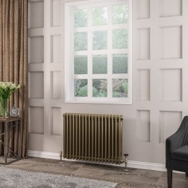 Eastbrook Rivassa 3 Column Radiator 600mm x 833mm Bronze Effect   81.0116
