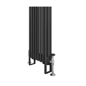 Eastbrook Rivassa 3 Column Radiator Feet (Pair) Matt Anthracite   81.0037