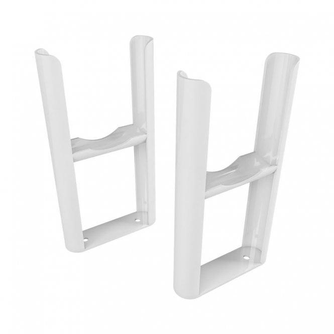 Eastbrook  Rivassa 3 Column Radiator Feet (Pair) White   81.0036