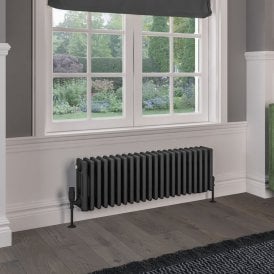 Eastbrook Rivassa 4 Column Radiator 300mm x 1010mm Matt Anthracite   81.0081