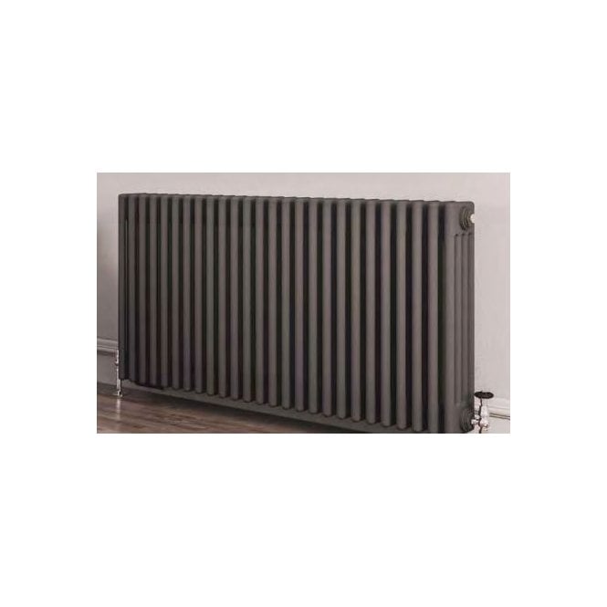 Eastbrook  Rivassa 4 Column Radiator 600mm x 1190mm Matt Anthracite   81.0088