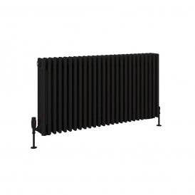 Eastbrook Rivassa 4 Column Radiator 600mm x 1190mm Matt Black   81.0245