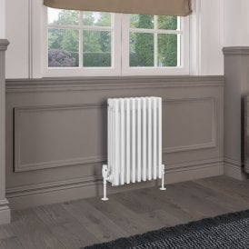 Eastbrook Rivassa 4 Column Radiator 600mm x 425mm White   81.0071