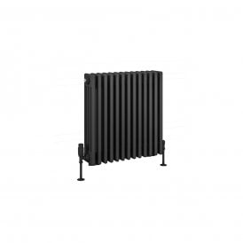 Eastbrook Rivassa 4 Column Radiator 600mm x 605mm Matt Anthracite   81.0085