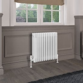 Eastbrook Rivassa 4 Column Radiator 600mm x 605mm White   81.0072