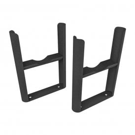 Eastbrook Rivassa 4 Column Radiator Feet (Pair) Matt Anthracite   81.0089