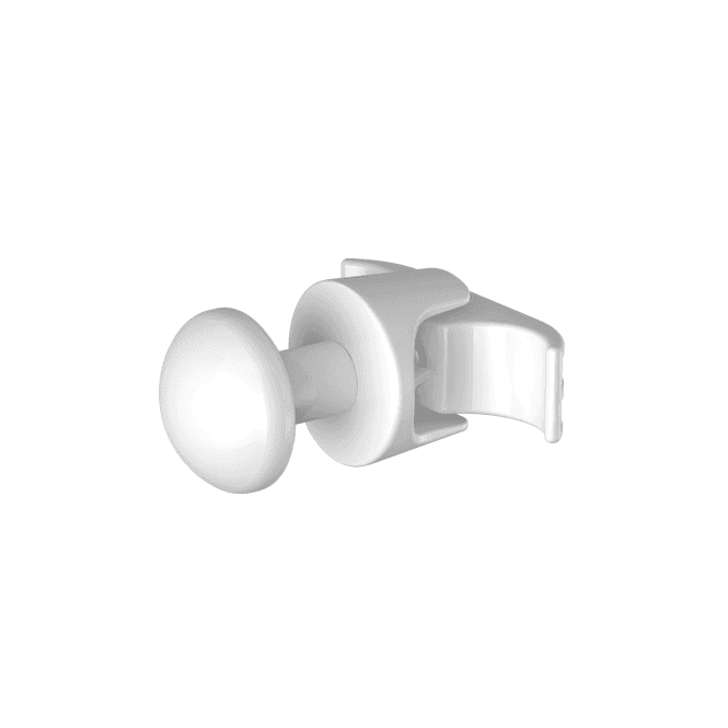 Eastbrook  Rivassa Robe Hook Single White   16.005
