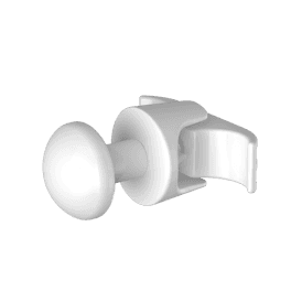 Eastbrook Rivassa Robe Hook Single White   16.005
