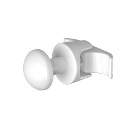 Eastbrook Rivassa Robe Hook Single White   16.005