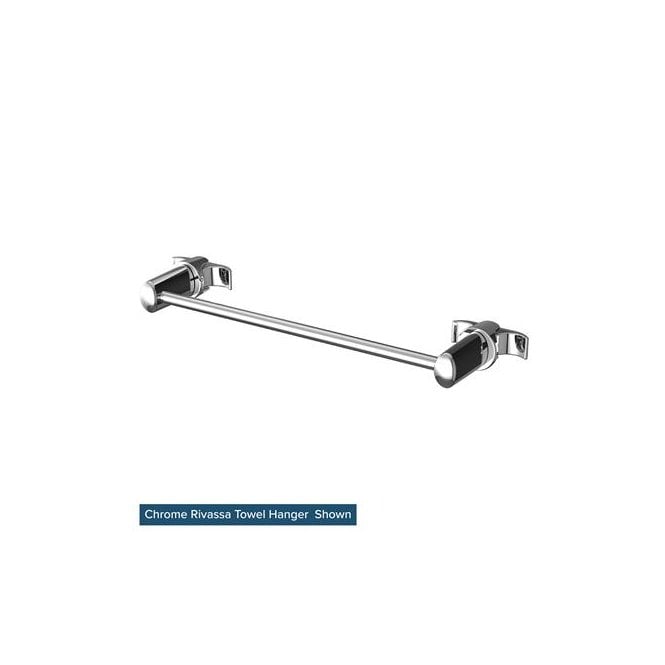 Eastbrook  Rivassa Towel Hanger Set With 600mm Bar White   16.157