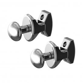 Eastbrook Robe Hook Pair Chrome   16.500