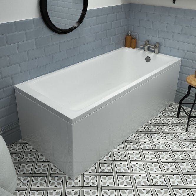 Eastbrook  Rockall 5mm Single Ended 1400mm x 440mm 180 Litre Bath   42.0090