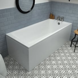 Eastbrook Rockall 5mm Single Ended 1700mm x 750mm 258 Litre Bath   42.0084