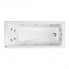 Eastbrook Rockall Beauforte Single Ended 14 Jet Whirlpool 1800mm x 800mm 284 Litre Bath   42.2011
