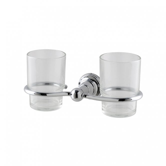 Eastbrook  Rockingham Double Tumbler Holder Chrome   52.042