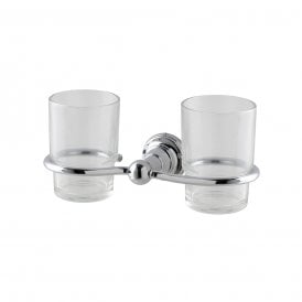 Eastbrook Rockingham Double Tumbler Holder Chrome   52.042