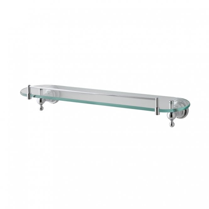 Eastbrook  Rockingham Glass Shelf With Barrier Chrome   52.049