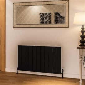 Eastbrook Rosano 600mm x 1040mm Aluminium Radiator Matt Black   86.0021