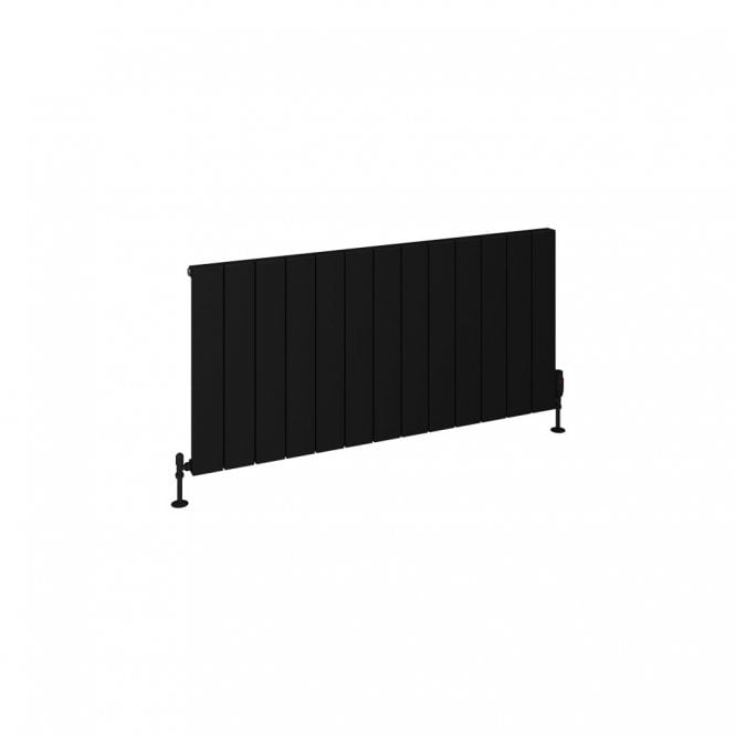 Eastbrook  Rosano 600mm x 1230mm Aluminium Radiator Matt Black   86.0024