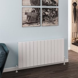 Eastbrook Rosano 600mm x 1230mm Aluminium Radiator Matt White   86.0022