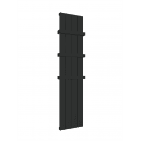Eastbrook Rosano 600mm x 280mm Aluminium Radiator Matt Black   86.0149