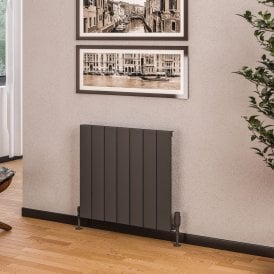 Eastbrook Rosano 600mm x 660mm Aluminium Radiator Matt Anthracite   86.0014