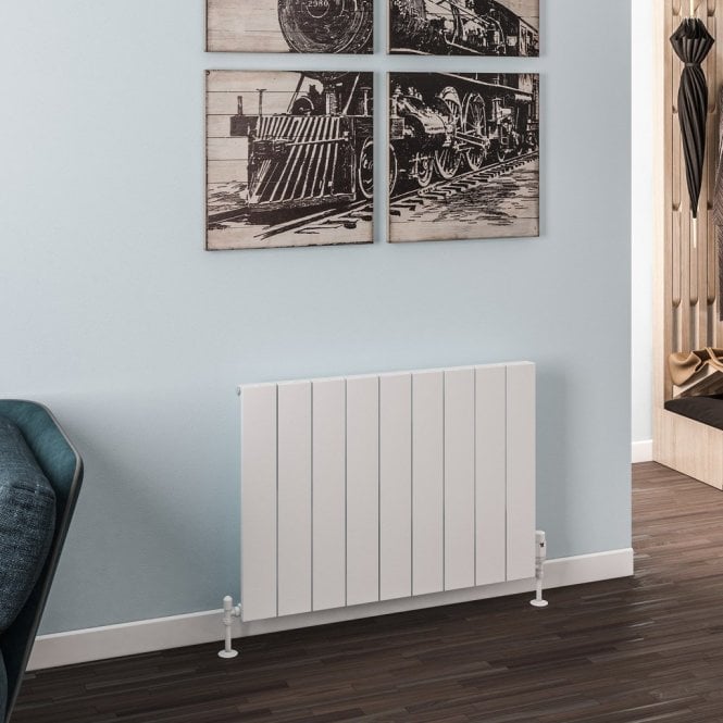 Eastbrook  Rosano 600mm x 850mm Aluminium Radiator Matt White   86.0016