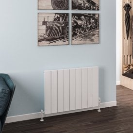 Eastbrook Rosano 600mm x 850mm Aluminium Radiator Matt White   86.0016