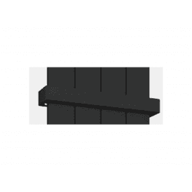 Eastbrook Rosano/Charlton Towel Hanger 280mm Matt Black   89.0183