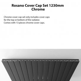 Eastbrook Rosano Cover Cap Set 1230mm Chrome   86.0117