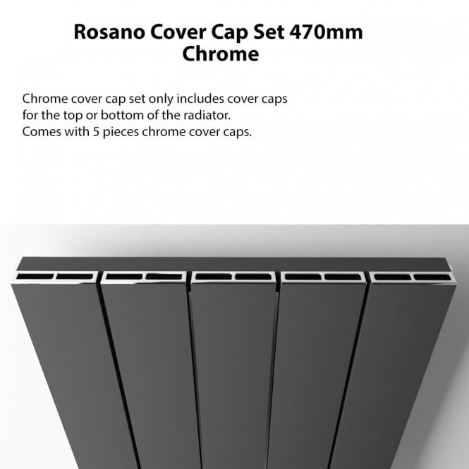Eastbrook  Rosano Cover Cap Set 470mm Chrome   86.0113