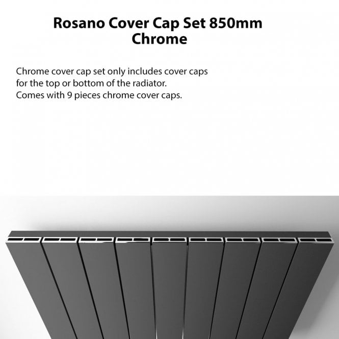 Eastbrook  Rosano Cover Cap Set 850mm Chrome   86.0115