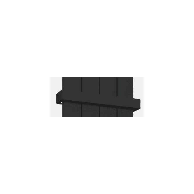 Eastbrook  Rosano Towel Hanger 565mm Matt Black   86.0335